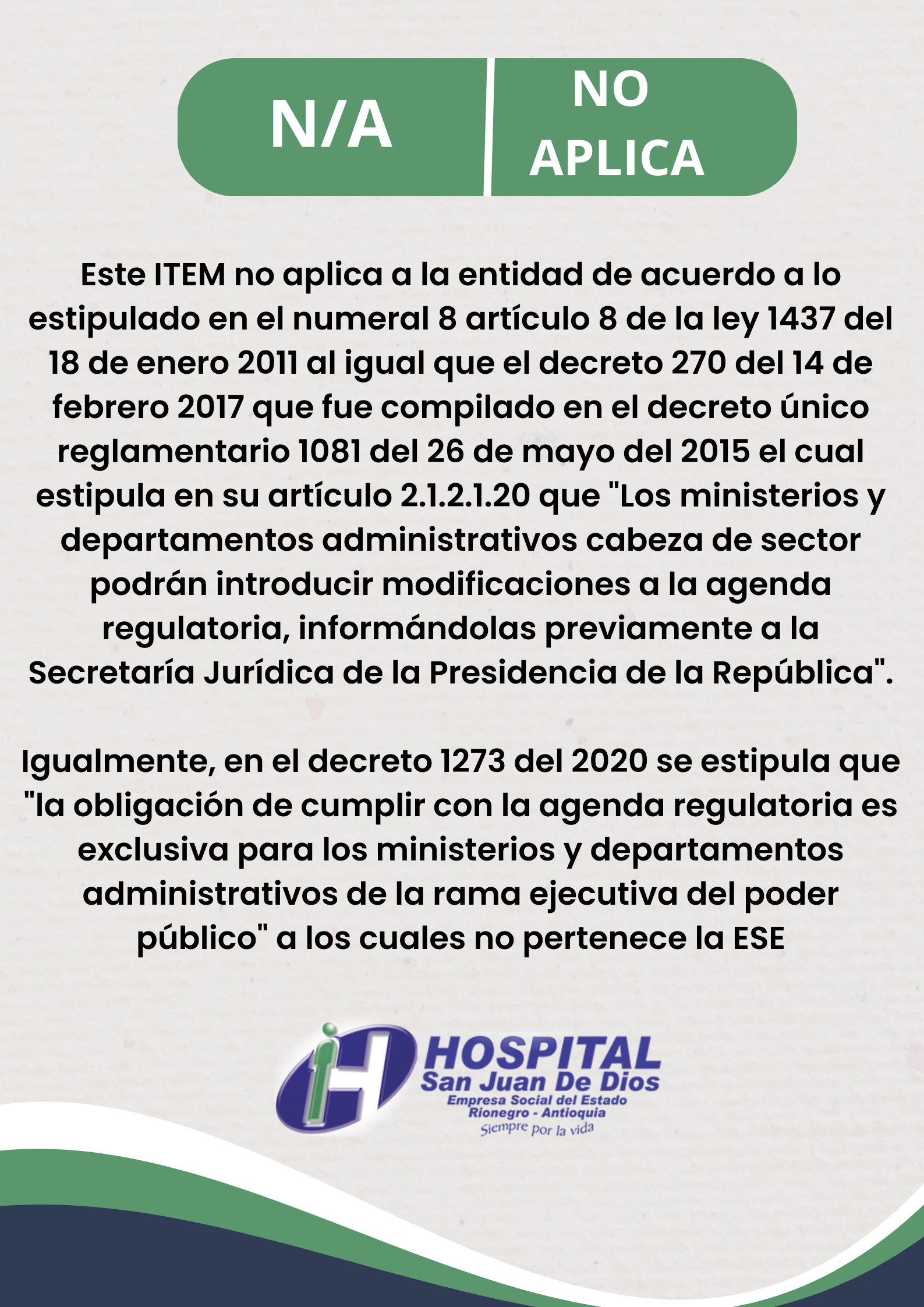 agenda regulatoria 